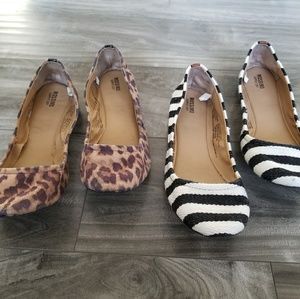 Cheetah Print Flats & Stripped Flats for Women